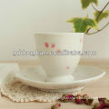Garden style ceramics cherry coffee mug eco cup